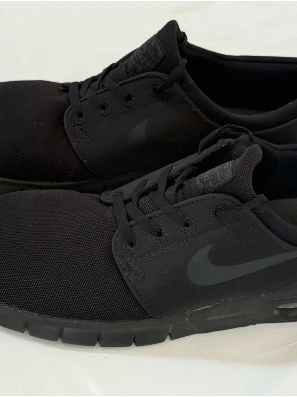 Nike Men’s Stefan Janoski Canvas Sneakers - Black Size 11 - Picture 2 of 8